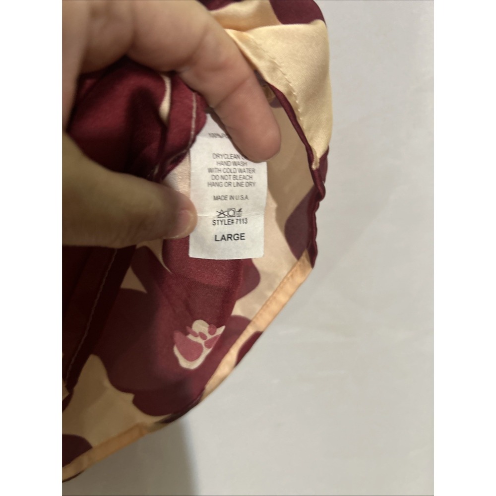 Entro Boutique Women's Floral Blush Pink Puffed Sleeve Size L - Picture 6 of 7
